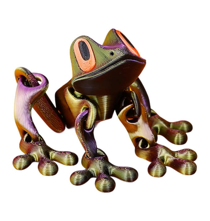 3D Printed Magnetic Frog Refrigerator Magnet
