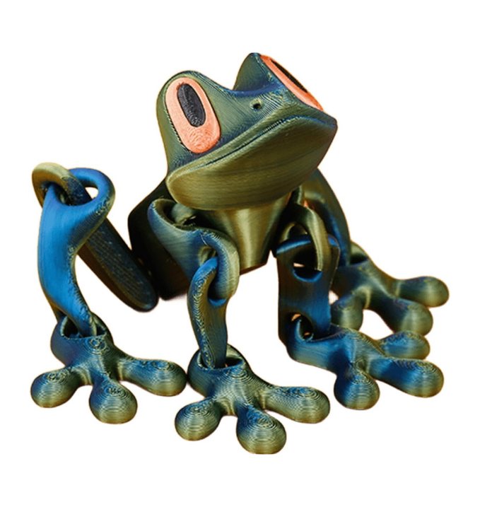 3D Printed Magnetic Frog Refrigerator Magnet