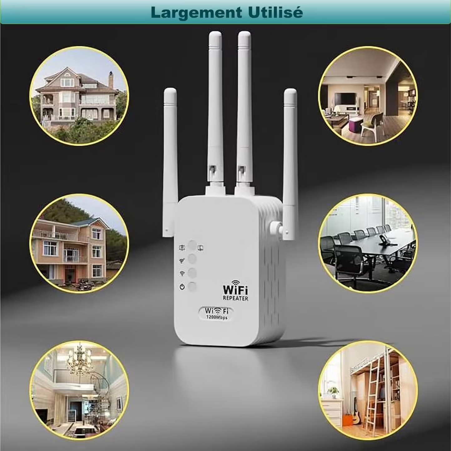 WiFi Extender 1200Mbps Dual Band