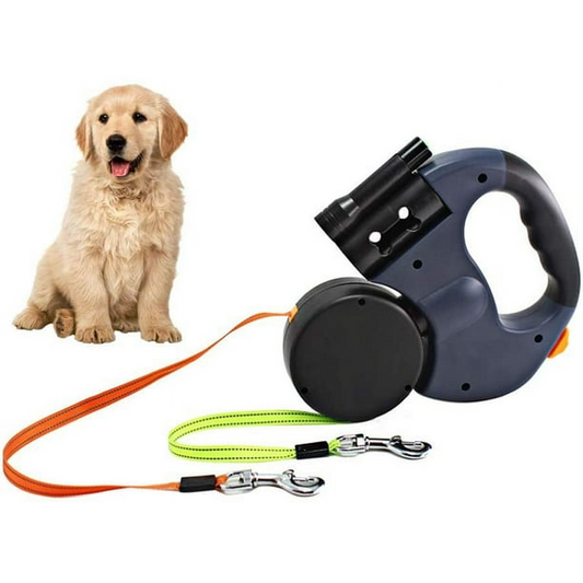 Dual Retractable Dog Leash
